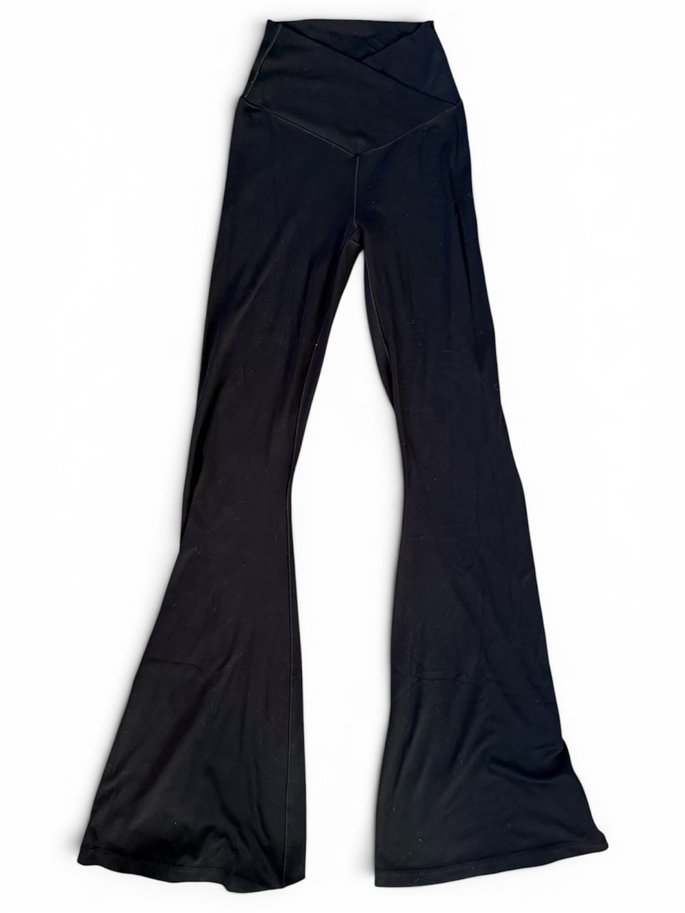 aerie petite crossover extra flare high waisted legging for short girl